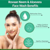 Multani Rovaan Neem & Aloe Vera Face Wash (100ml)