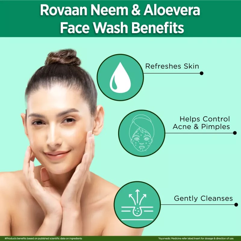 Multani Rovaan Neem & Aloe Vera Face Wash (100ml)