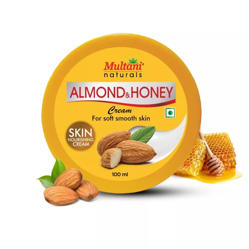 Multani Naturals Almond & Honey Cream (100ml)