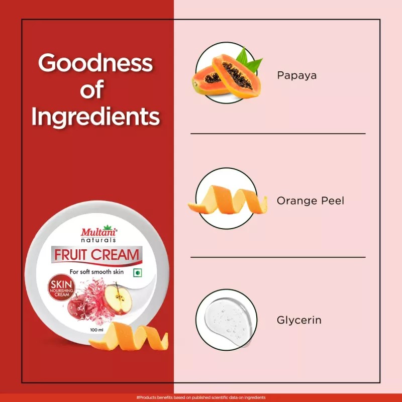 Multani Naturals Fruit Skin Cream (100ml)