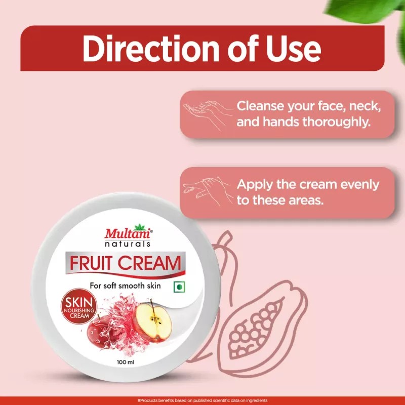 Multani Naturals Fruit Skin Cream (100ml)