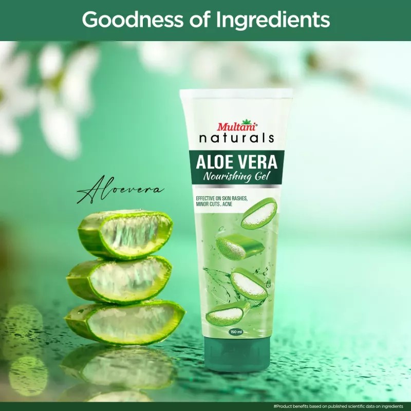 Multani Naturals Aloe Vera Nourising Gel (150ml)