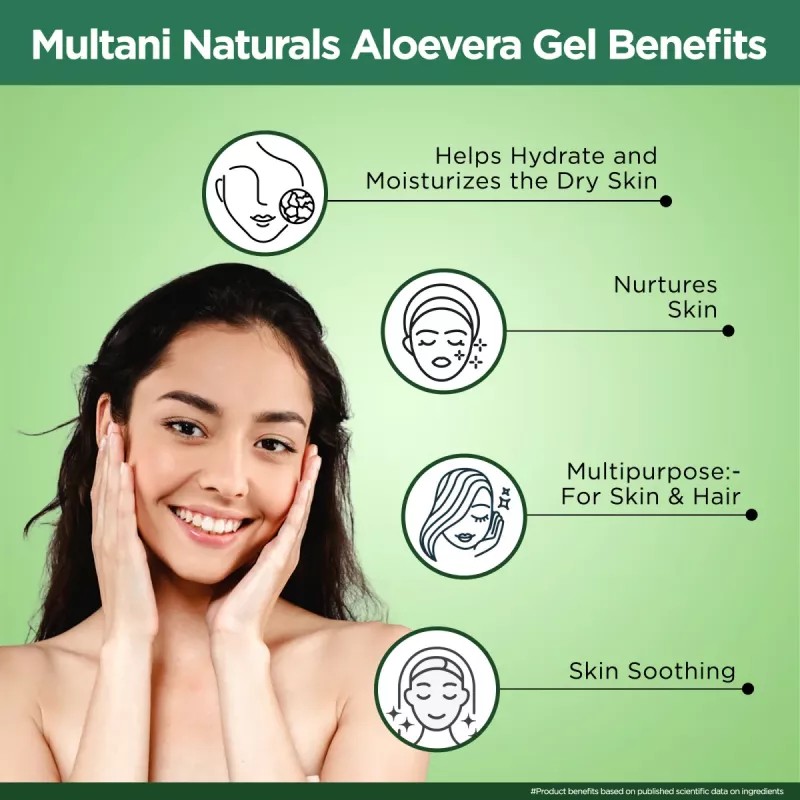Multani Naturals Aloe Vera Nourising Gel (75ml)
