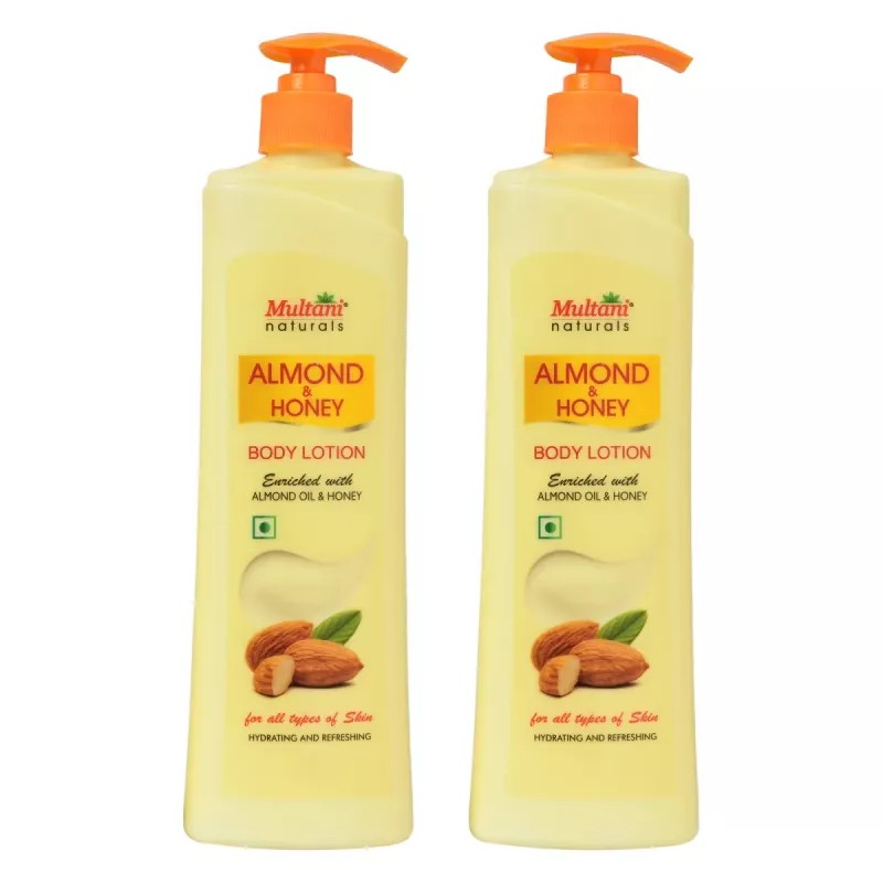 Multani Naturals Almond & Honey Body Lotion (Buy 1 Get 1 Free) (400ml)