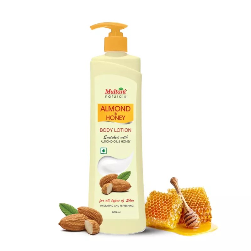 Multani Naturals Almond & Honey Body Lotion (Buy 1 Get 1 Free) (400ml)