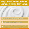 Multani Naturals Almond & Honey Body Lotion (Buy 1 Get 1 Free) (400ml)