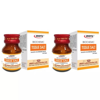 Allens Kalium Sulphuricum 6x (25g, Pack of 2)