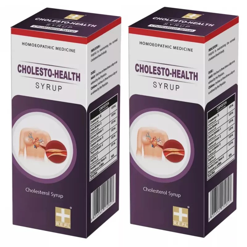 REPL Cholesto-Health Syrup (100ml, Pack of 2)