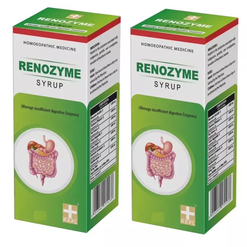 REPL Renozyme Syrup (200ml, Pack of 2)