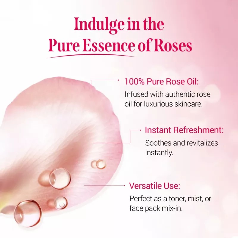 Nisha Refreshing Rose Water For Face (500ml)