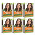 Nisha Creme Hair Color 3.5 Chocolate Brown (Colorant 20g + Developer 20ml) (1Pack, Pack of 6)