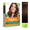 Nisha Creme Hair Color 3.5 Chocolate Brown (Colorant 20g + Developer 20ml) (1Pack, Pack of 6)