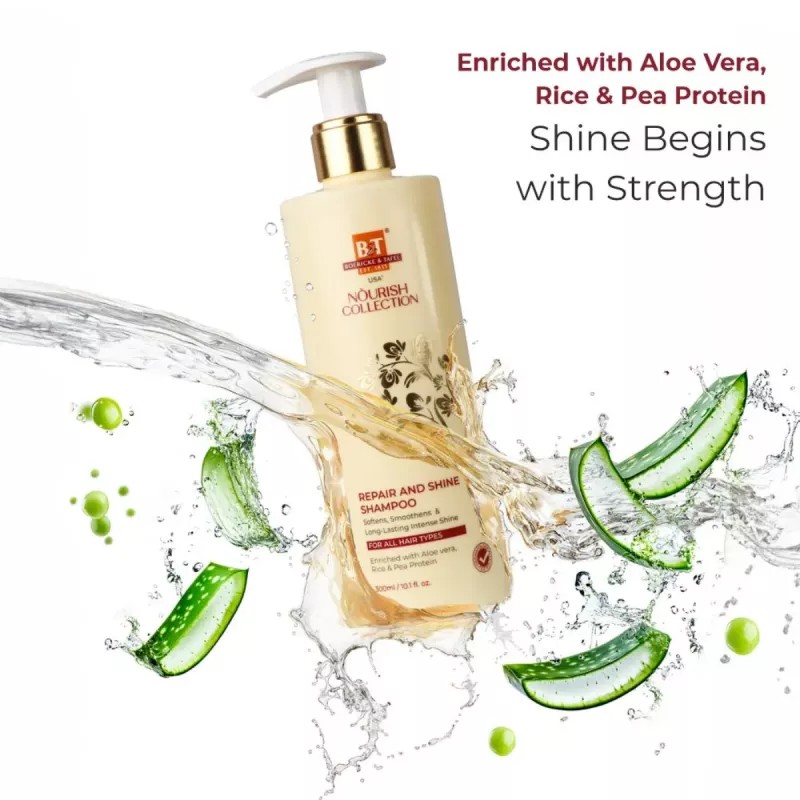 Willmar Schwabe India B&T Nourish Collection Repair & Shine Shampoo (300ml)