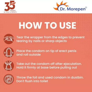 Dr Morepen Exygra Condom Dotted + Exygra Spray (Chocolate, Strawberry And Bubblegum Condom Each 3Pcs + Spray 20Gm Pack Of 2) (1Pack, Pack of 5)