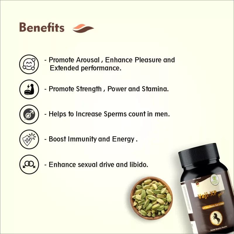 Mantra Ayurveda Vaji XP Gold Stamina Booster For Men (30cap)