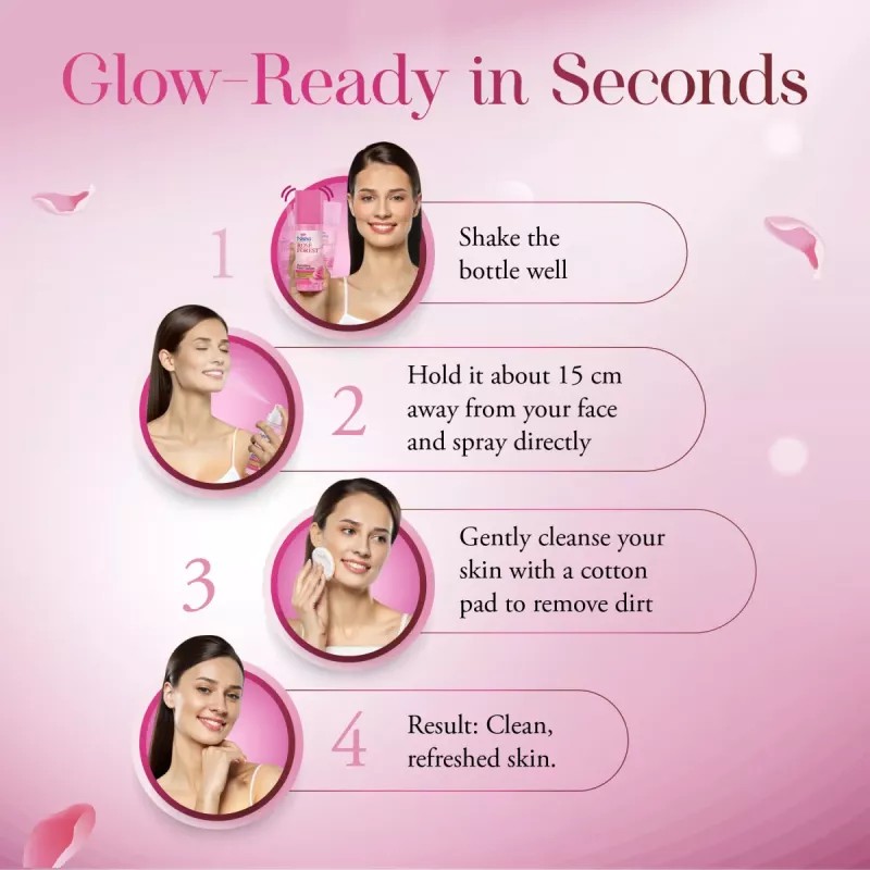 Nisha Rose Water Refreshing Face Cleanser (120ml)