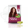 Nisha Henna Based Hair Color Natural Brown Powder (25g, Pack of 10)