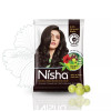 Nisha Henna Based Hair Color Natural Black Powder 2.00 (10g, Pack of 10)