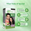 Nisha Quick Color 10 Minutes Creme Hair Colour 1.0 Natural Black (Developer 60g + Colorant 60ml) (120g)