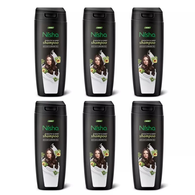 Nisha Avocado & Brahmi Oils Shampoo (75ml, Pack of 6)