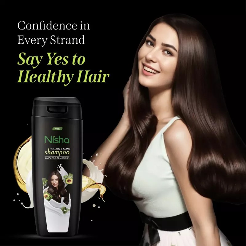 Nisha Avocado & Brahmi Oils Shampoo (75ml, Pack of 6)