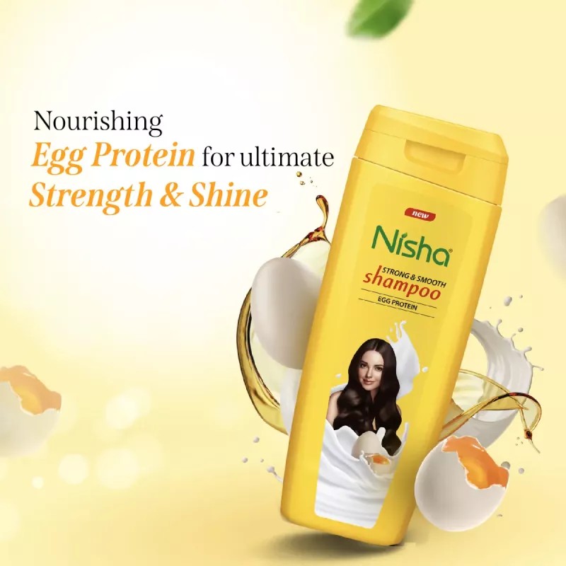 Nisha Egg Protein Shampoo (75ml, Pack of 6)