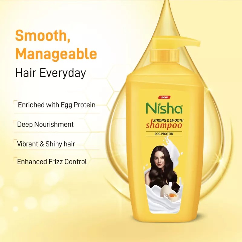 Nisha Egg Protein Shampoo (650ml)