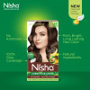 Nisha Creme Hair Color 3.0 Dark Brown (Colorant 30ml + Developer 30g) (1Pack)