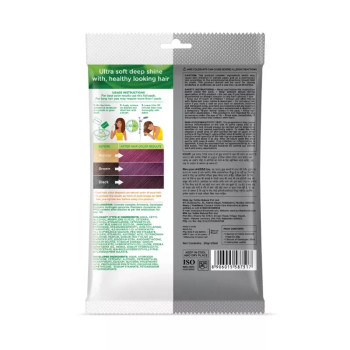 Nisha Creme Hair Color Combo Pack Wine Burgundy (120g Box, Colorant 60ml + Developer 60g ) + (40g Pouch, Colorant 20ml + Developer 20g) (1Pack)