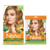 Nisha Creme Hair Color Combo Pack 7.3 Honey Blonde (150g Box, Colorant 90ml + Developer 60g + 6ml Conditioner) + (40g Pouch, Colorant 20ml + Developer 20g) (1Pack)