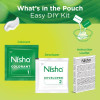 Nisha Creme Hair Color Combo Pack 7.3 Honey Blonde (150g Box, Colorant 90ml + Developer 60g + 6ml Conditioner) + (40g Pouch, Colorant 20ml + Developer 20g) (1Pack)