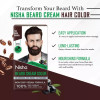 Nisha Hair Colour And Beard Color For Men Black Combo (Hair Color 40g + Beard Color 120g) (1Pack)
