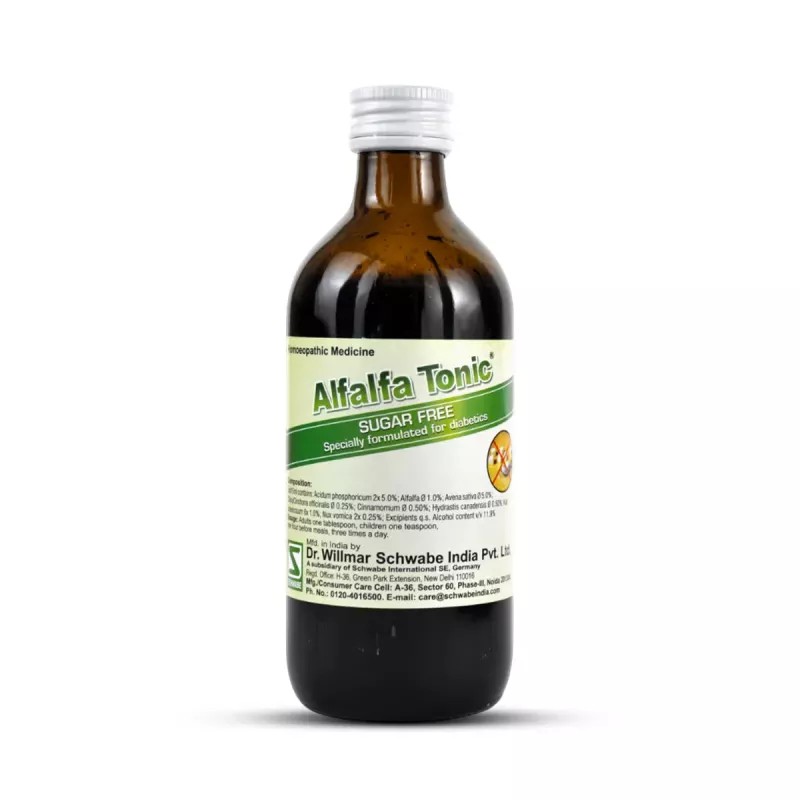 Willmar Schwabe India Alfalfa Tonic (Sugar Free) (200ml)