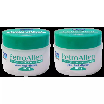 Allen Labs Petroallen Pure Petroleum Jelly (100g, Pack of 2)