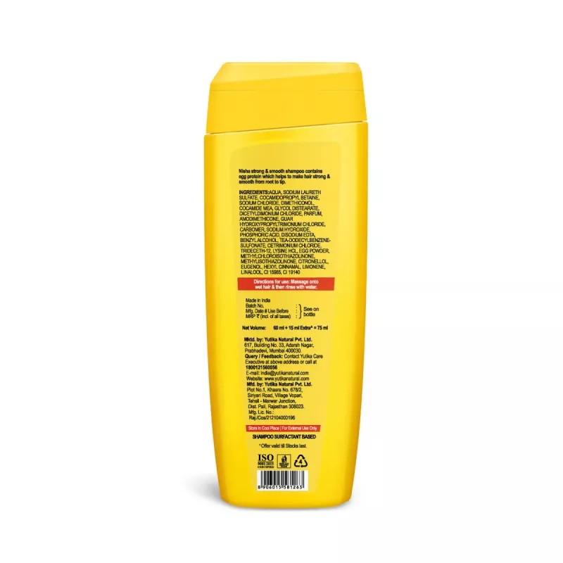 Nisha Egg Protein Shampoo (75ml, Pack of 4)