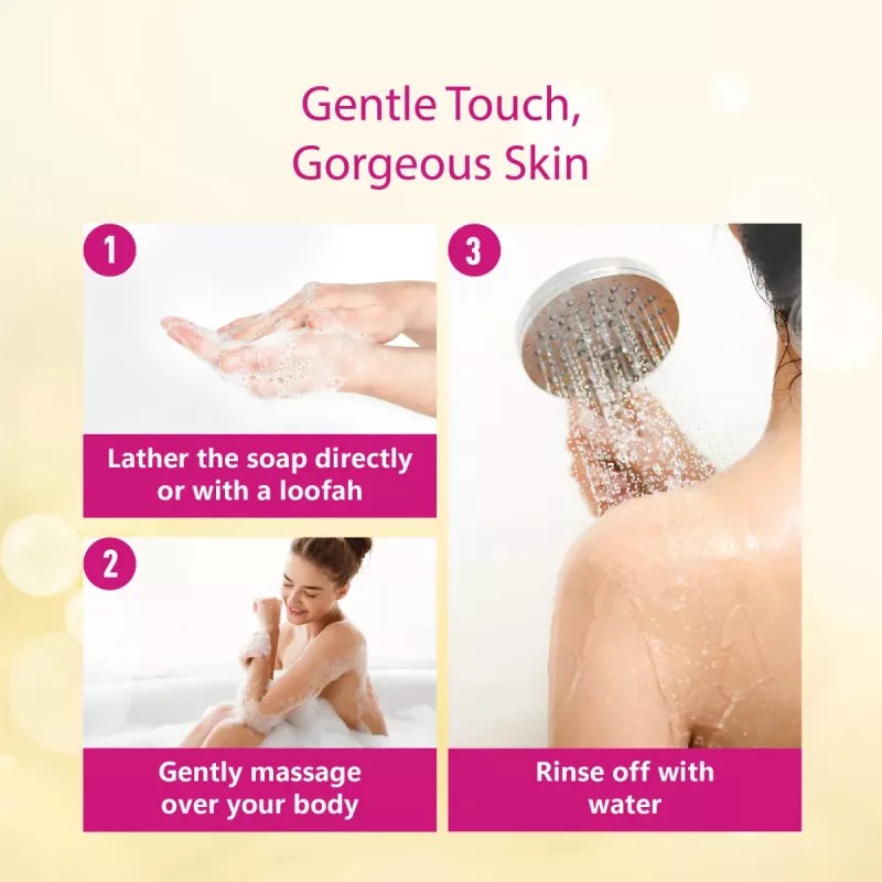 Nisha Rose Body Cleansing Bar (125g)