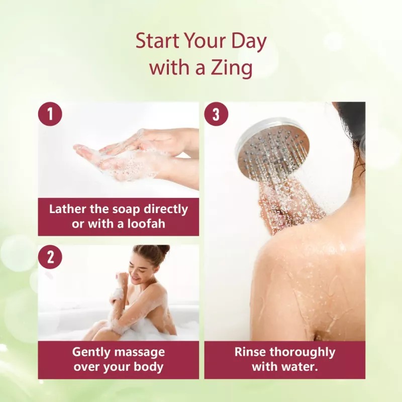Nisha Lime Body Cleansing Bar (125g)
