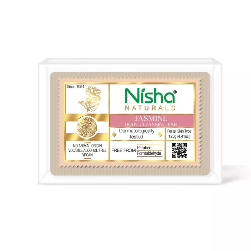 Nisha Jasmine Body Cleansing Bar (125g)