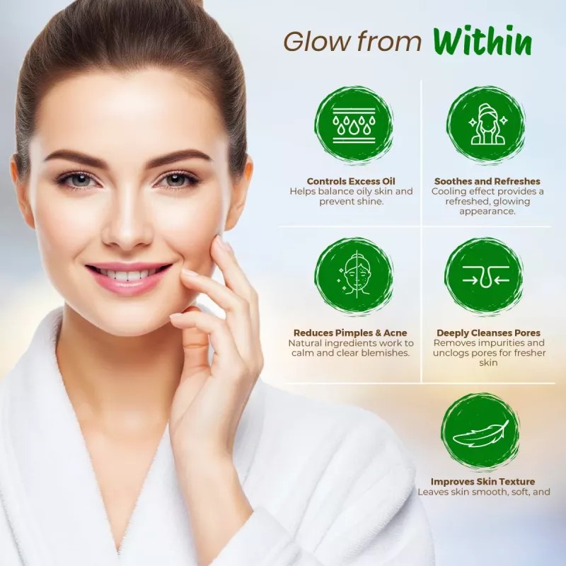 Nisha Multani Mitti Face Pack Powder (100g, Pack of 3)