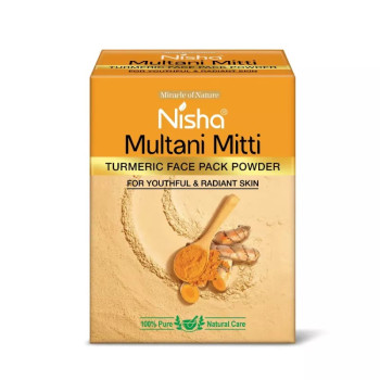 Nisha Multani Mitti Turmeric Face Pack Powder (100g)