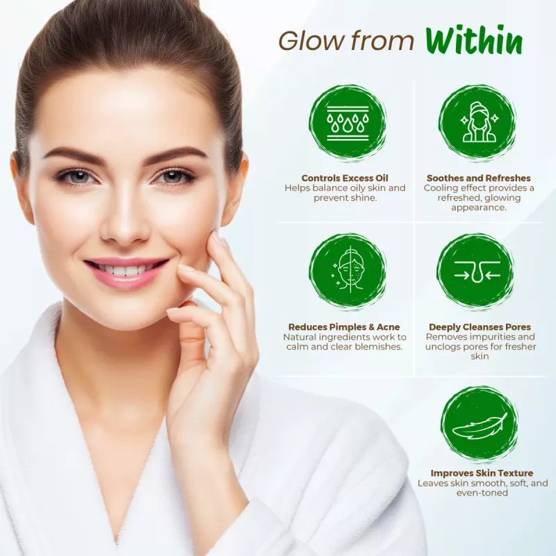 Nisha Multani Mitti Aloe Vera Face Pack Powder (100g, Pack of 3)