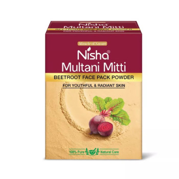 Nisha Multani Mitti Beetroot Face Pack Powder (100g)