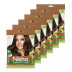 Nisha Creme Hair Color 7.53 Chocolate Blonde (Pouch Pack) (Colorant 20g + Developer 20ml) (1Pack, Pack of 6)