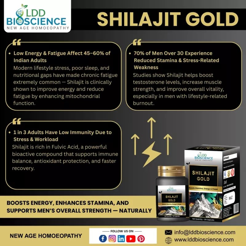 LDD Bioscience Shilajit Gold Capsules (30cap)