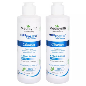 Medisynth Aquifolium Ultra Cleanser (50ml, Pack of 2)