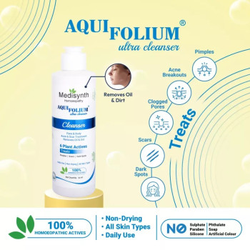 Medisynth Aquifolium Ultra Cleanser (50ml, Pack of 2)