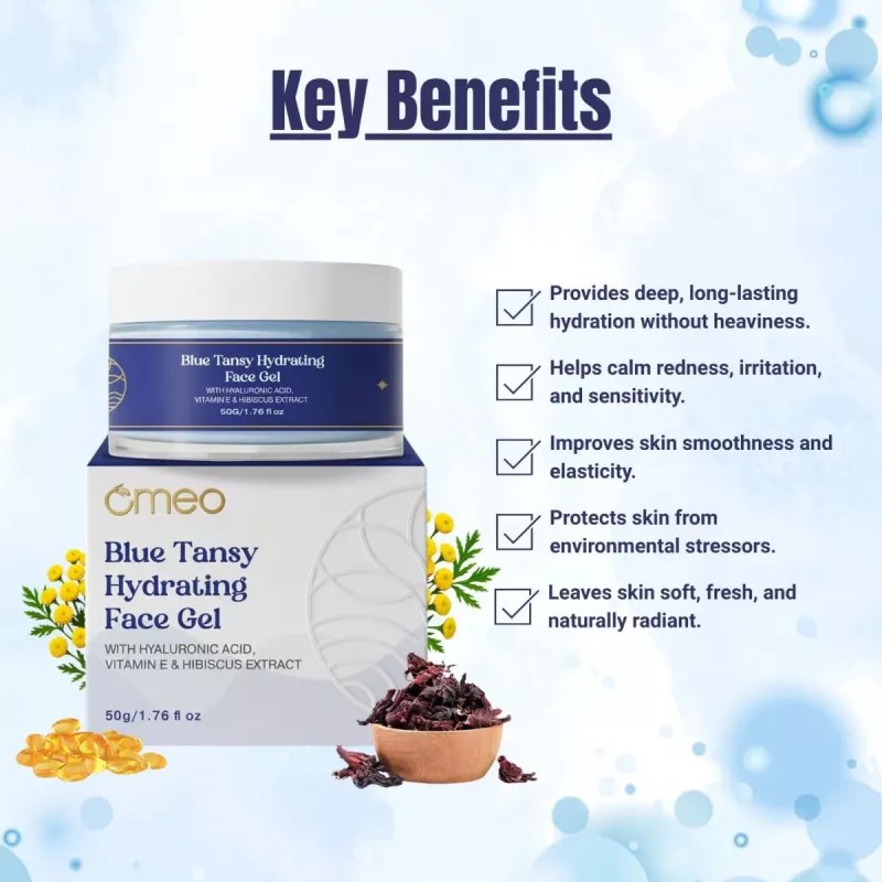 Omeo Blue Tansy Hydrating Face Gel (50g)