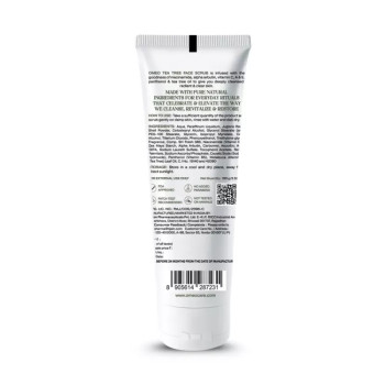 Omeo Tea Tree Deep Cleansing Face Scrub (100g)