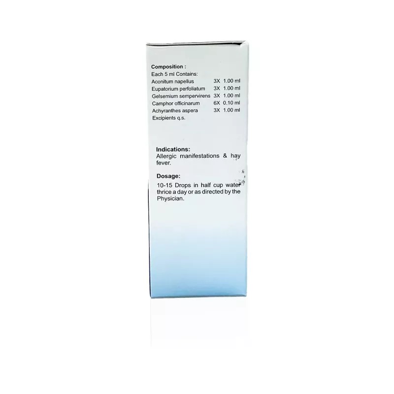 Bhargava Allergin Drops(Minims 38) (30ml)