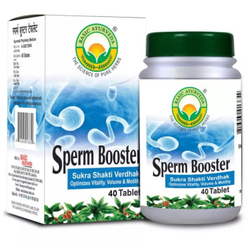 Basic Ayurveda Sperm Booster Tablet (40tab)